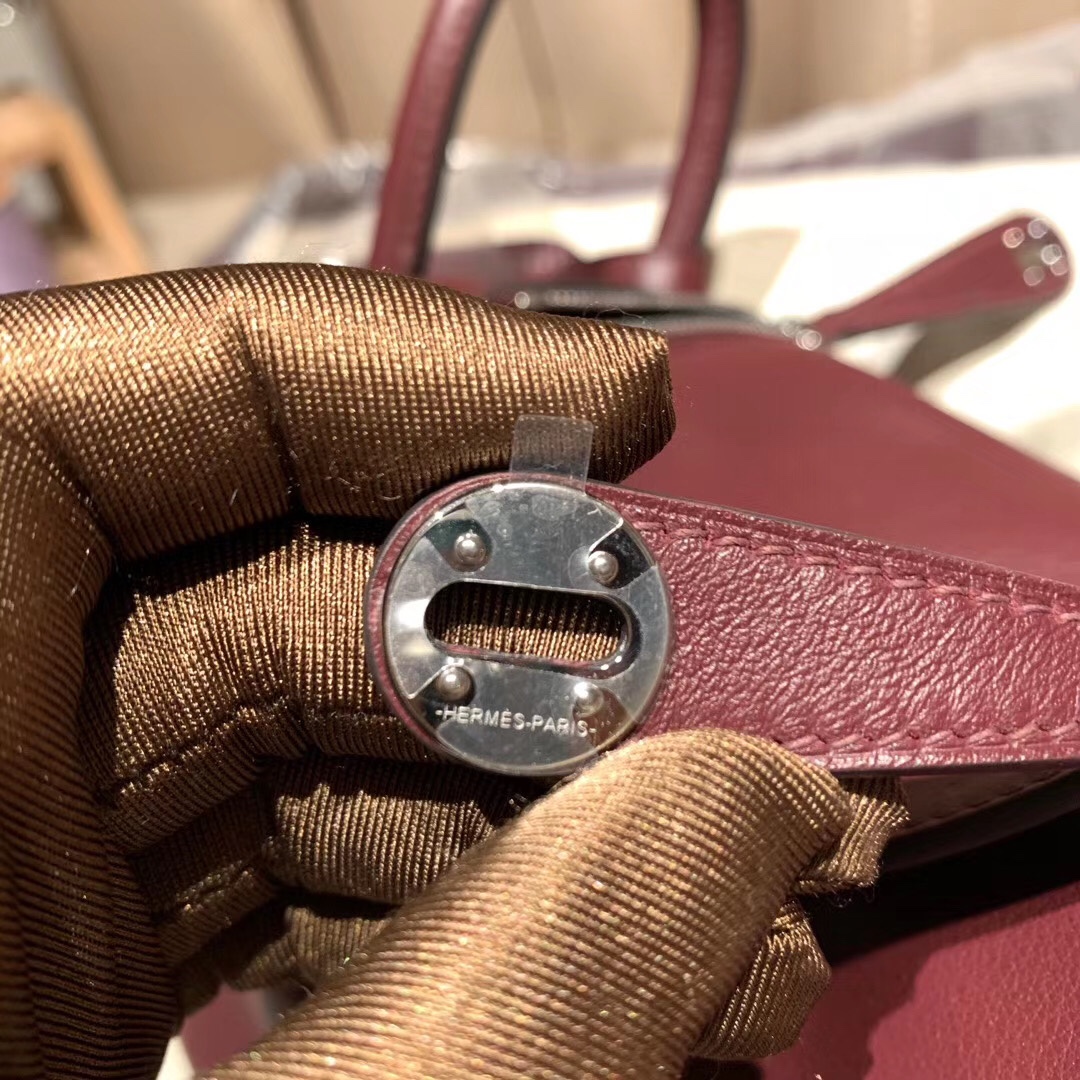 에르메스 미니 린디백19 브라운 은장